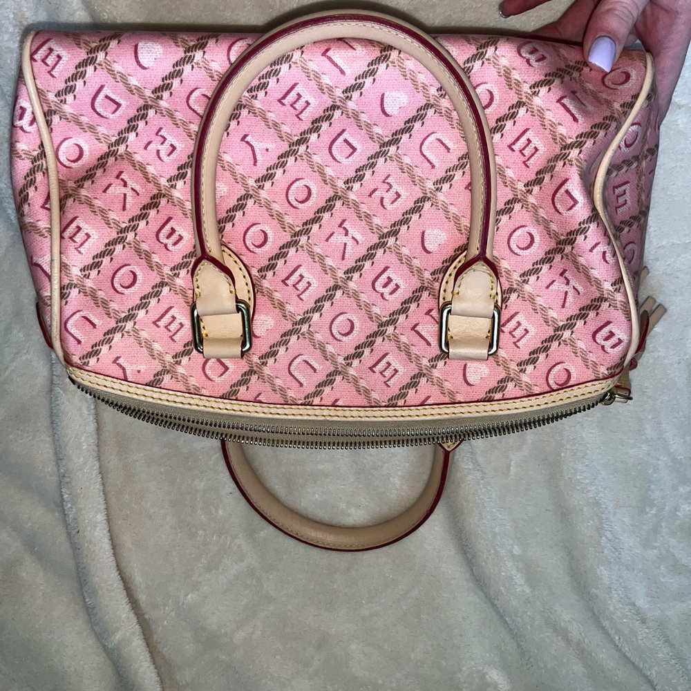 Vintage Pink Dooney and Burke Shoulder Bag